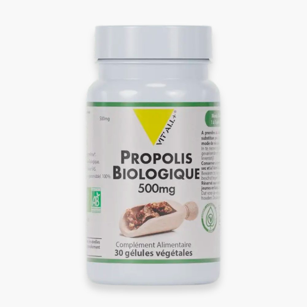 VITALL+ Propolis Biologique 500 mg 30 Gélules