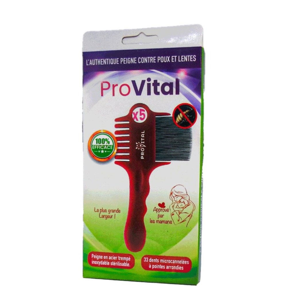 PRO VITAL – Peigne Contre Poux et Lentes