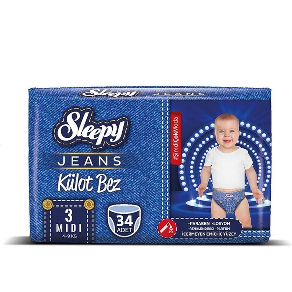 SLEEPY – Jeans 3, Pants Midi 4-9kg