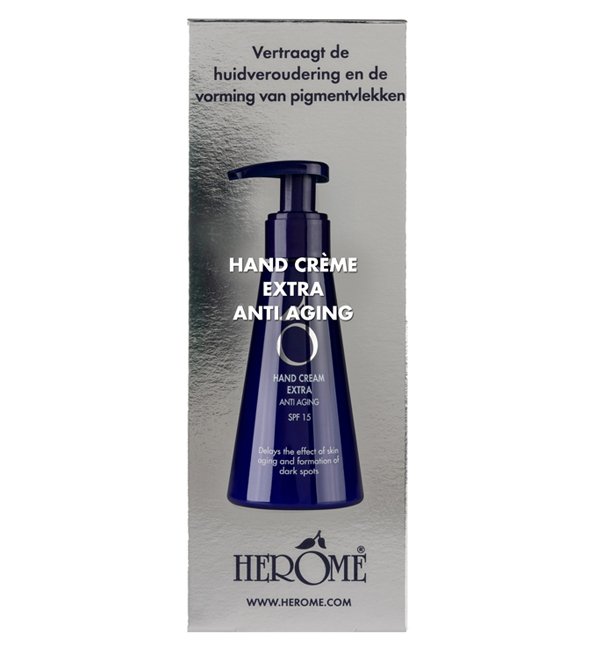 Herôme Crème Mains Anti-Âge Anti-Pigmentation Collagène + Vitamine A (Rétinol)- 120 ml