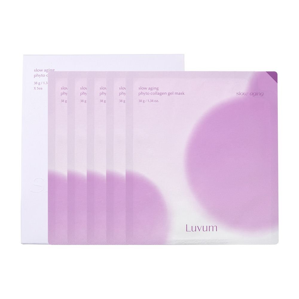 Luvum Slow Aging Phyto Collagen Gel Mask Pack de 5