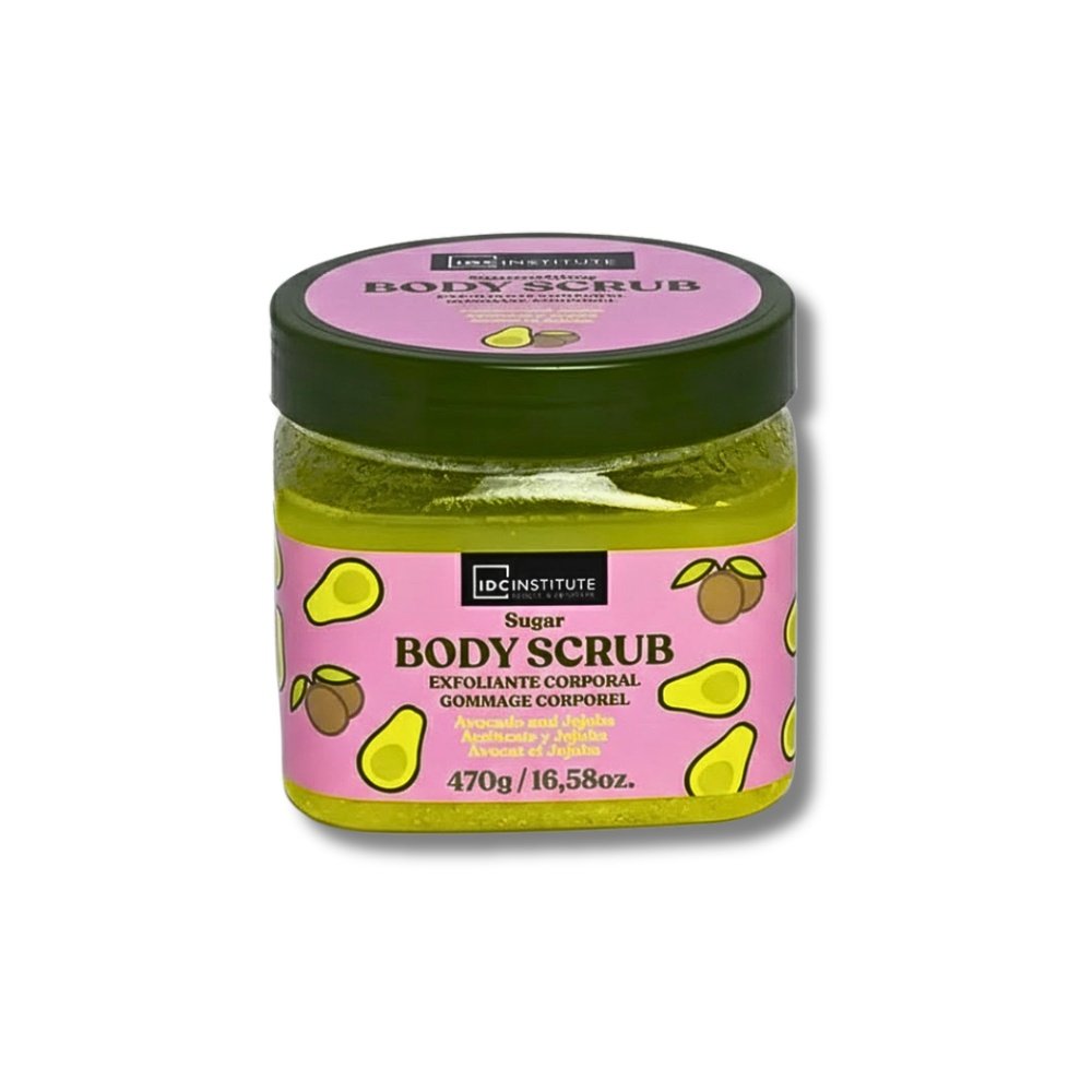 IDC INSTITUTE – Gommage Corps au Sucre a L?huile D?avocat et Jojoba – 470g