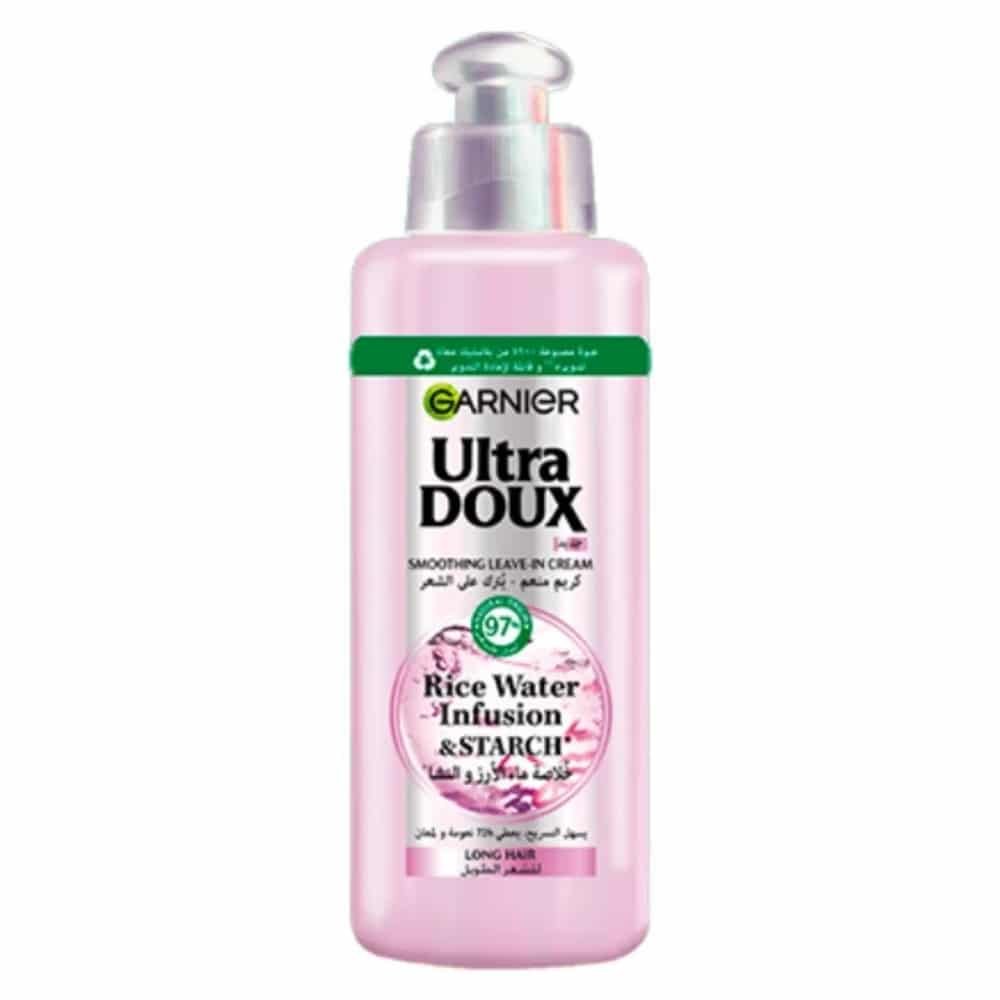 GARNIER ULTRA DOUX LEAVE IN CREME LISSANT A L'EAU DE RIZ ET A L'AMIDON 200ML