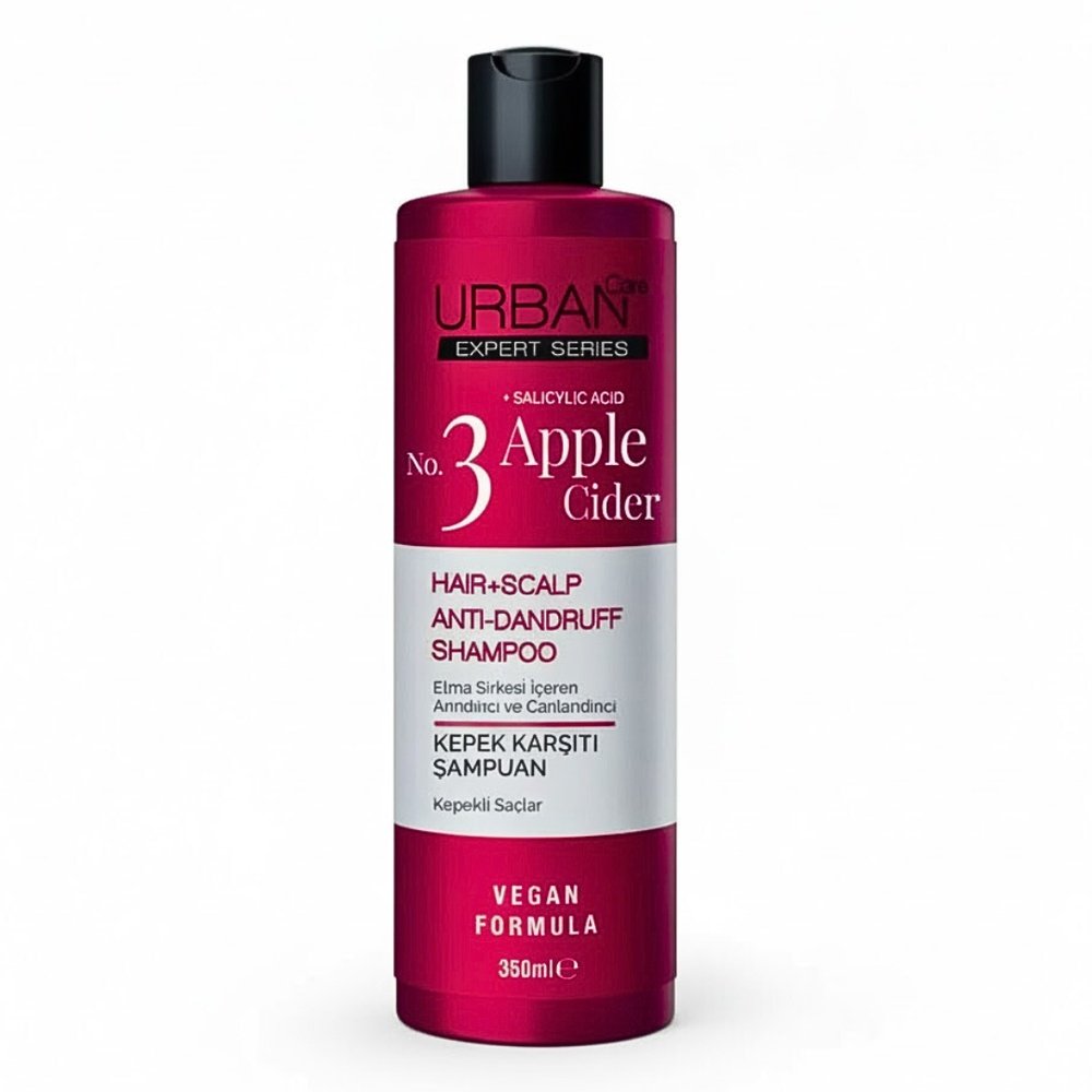 URBAN CARE – No3 Apple Cider Shampoing Anti-Dandruff – 350ml