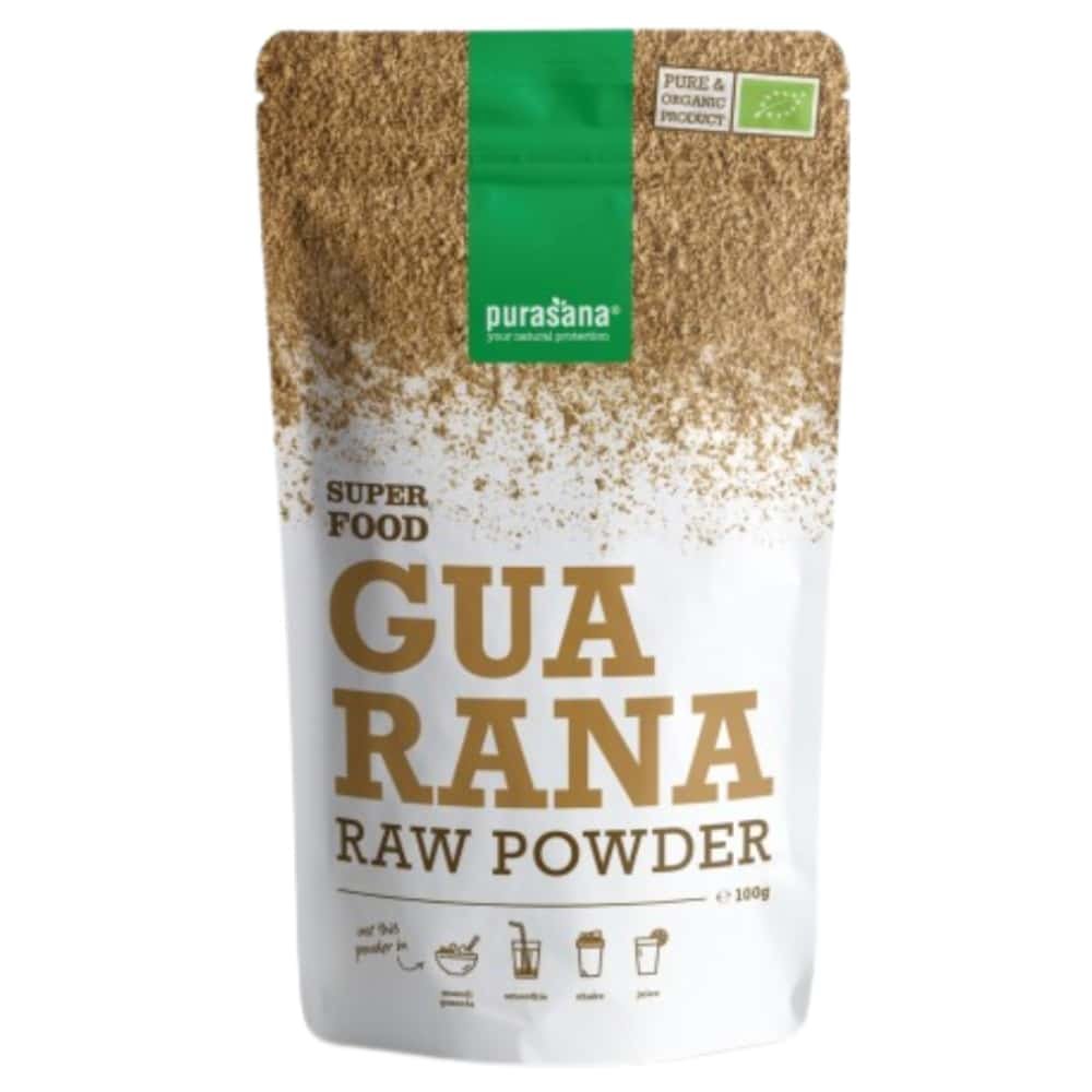 PURASANA – Poudre de Guarana Bio – 100 Gr