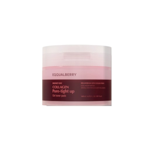 EQQUAL BERRY COLLAGEN PORE TIGHT UP GEL TONER PADS 140 ML