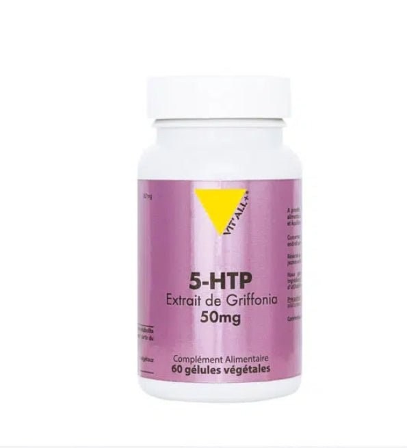 Vit’all+ 5-HTP Extrait de Griffonia 50mg – 30 gélules