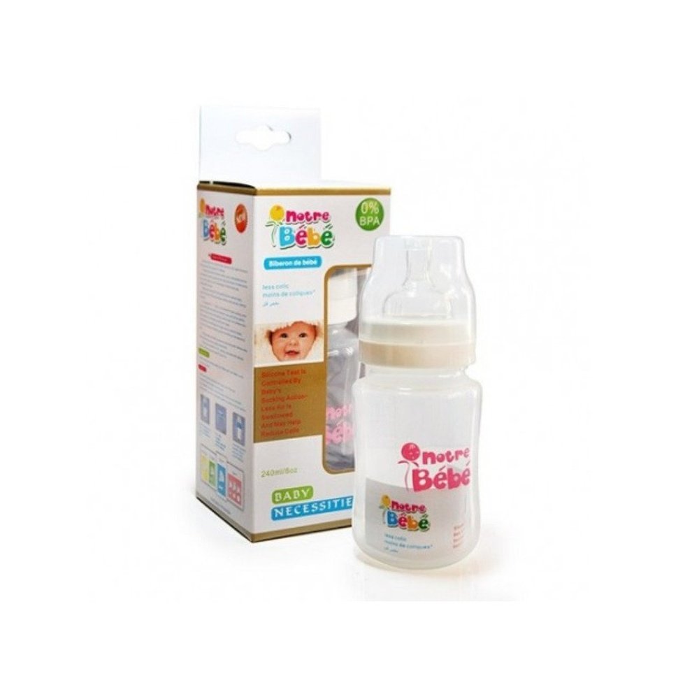 NOTRE BEBE – Biberon Opaque Gm +3m – 240ml