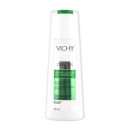 VICHY DERCOS SHAMPOOING ANTI PELLICULAIRE CHEVEUX NORMAUX A GRAS 200 ML