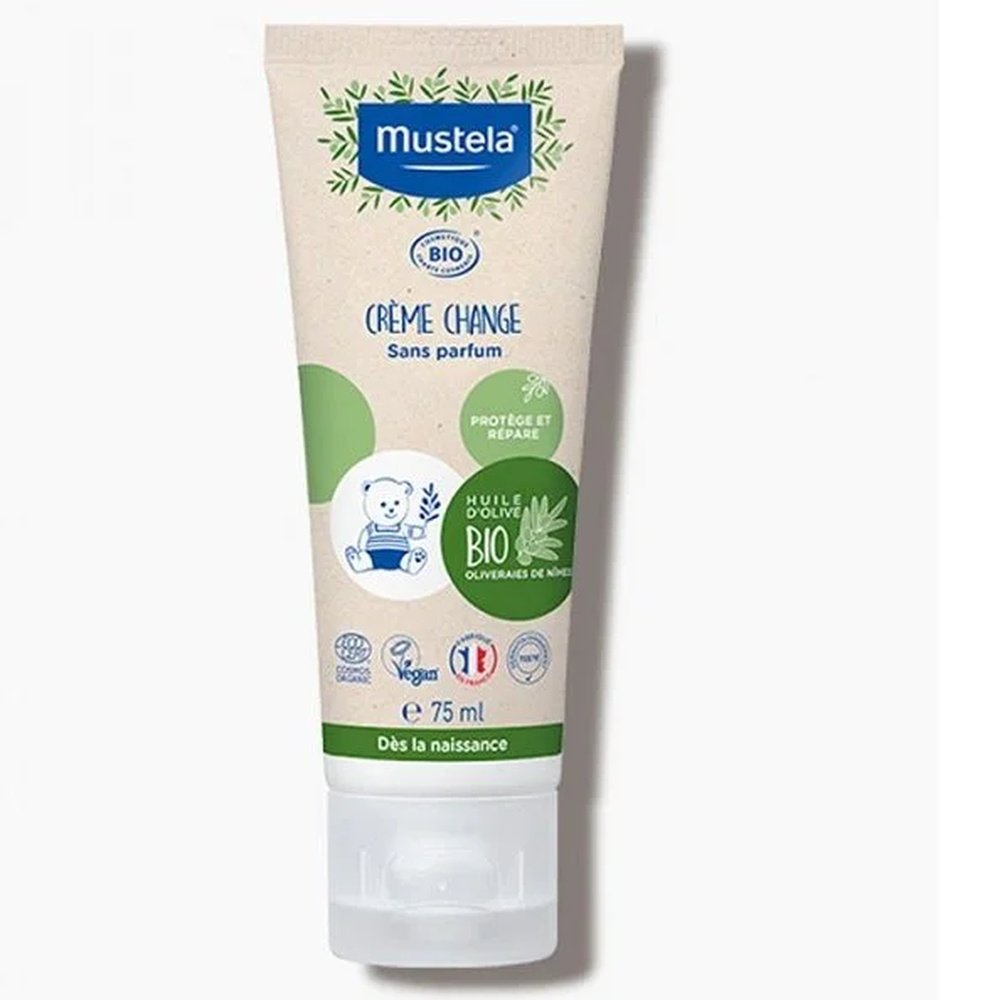 MUSTELA – Creme de Change sans Parfums Bio – 75ml