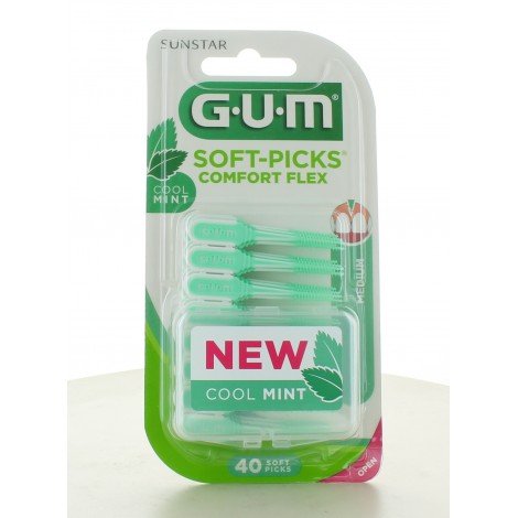 Gum Soft Picks Confort Menthole 40pcs