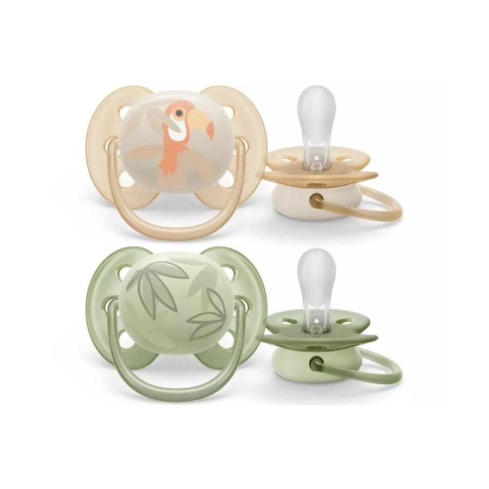 AVENT – 2 Sucette Ultra Soft 0-6m Boy Scf091/07