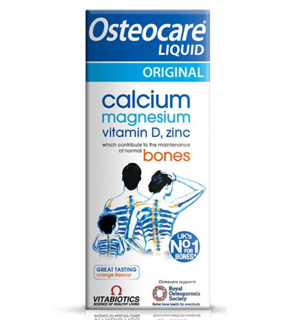 Vitabiotics Osteocare Calcium Magnesium Zinc et Vitamine D3 Solution Buvable 200 ml