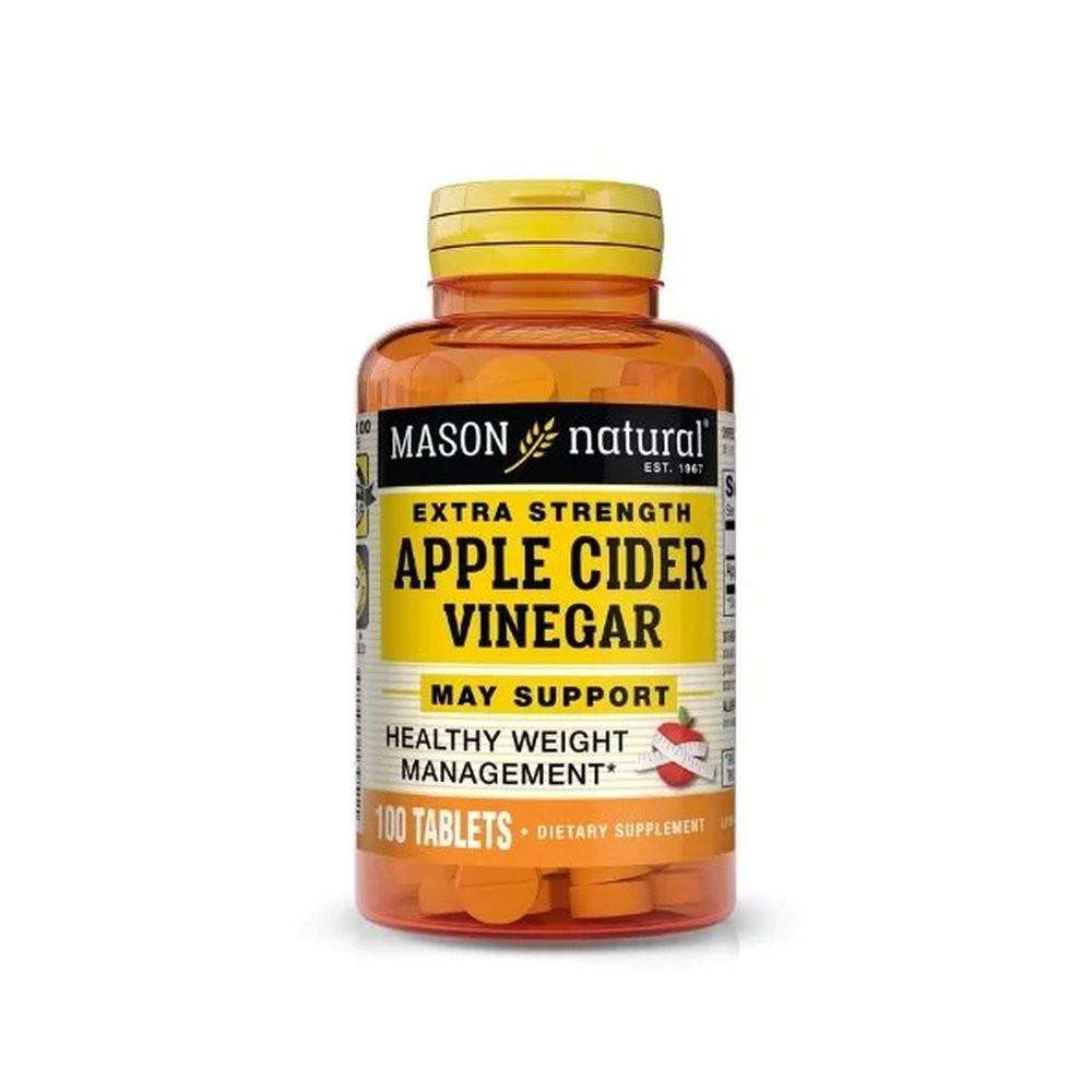 MASON NATURAL – Apple Cider Vinegar 100 Tablets 1395-100