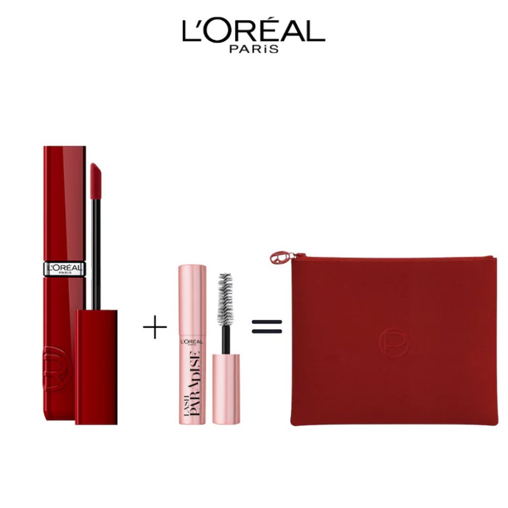 L'Oréal Paris Ilr 520 Berry Bordeau +Mini Paradise+Pouch