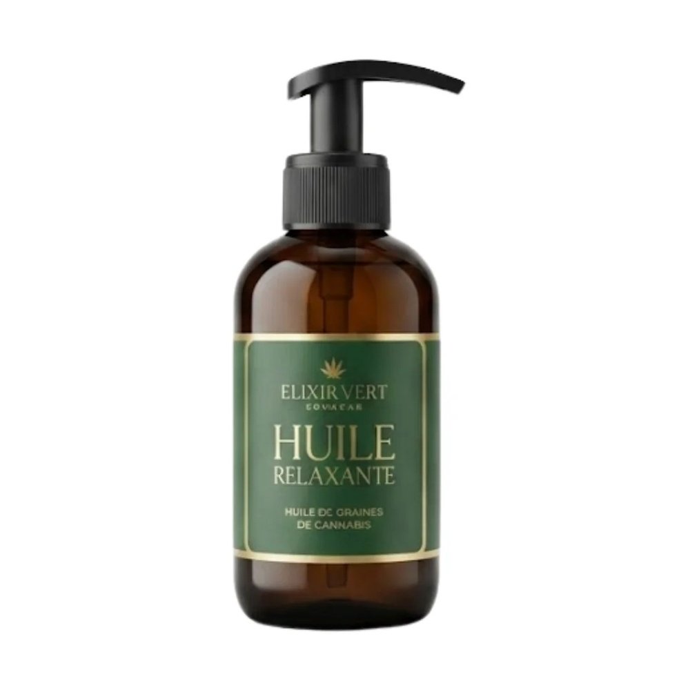 ELIXIR VERT – Huile Relaxante – 200ml