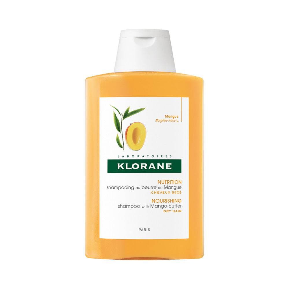 KLORANE Shampooing à la Mangue Cheveux Secs Abîmés Beurre Mangue Nutrition Intense 400ml